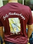 SG NeckarAmpu Trikotrückseite mit Beschriftung und Bild.