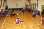 SG NeckarAmpu beim Hallentraining.